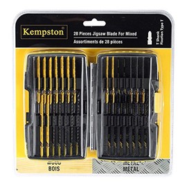 Kempston Saw Blades 88083 T-Shank Jig Saw Blade Set for Wood & Metal Mix
