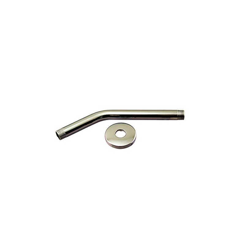 Westbrass 1/2" IPS x 10" Shower Arm with Sure Grip