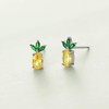 Rnivida 925 Sterling Silver Pineapple Stud Earrings, Pineapple Jewelry Gifts