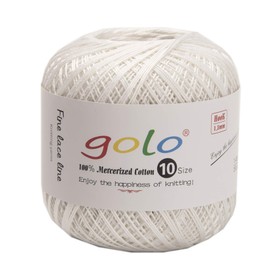 golo Knitting Yarn Crochet Yarn Size 10 for Hand Knitted Crochet Yarn
