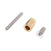 Carburetor Float Valve Pin Needle Set, ABS+Metal Carb Repair Kit