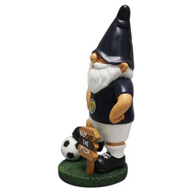 FOCO Scotland SRA Football Scottish League Keep Off The Pitch Garden Gnome Ornament Indoor/Outdoor