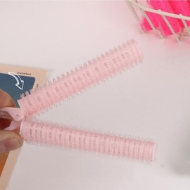 Root Volume Hair Clip & Multi-Purpose Hair Rollers (2P) Light Pink (004101) 7ea
