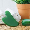AGFELO Gua Sha Facial Tool Natural Jade Stone Guasha Board