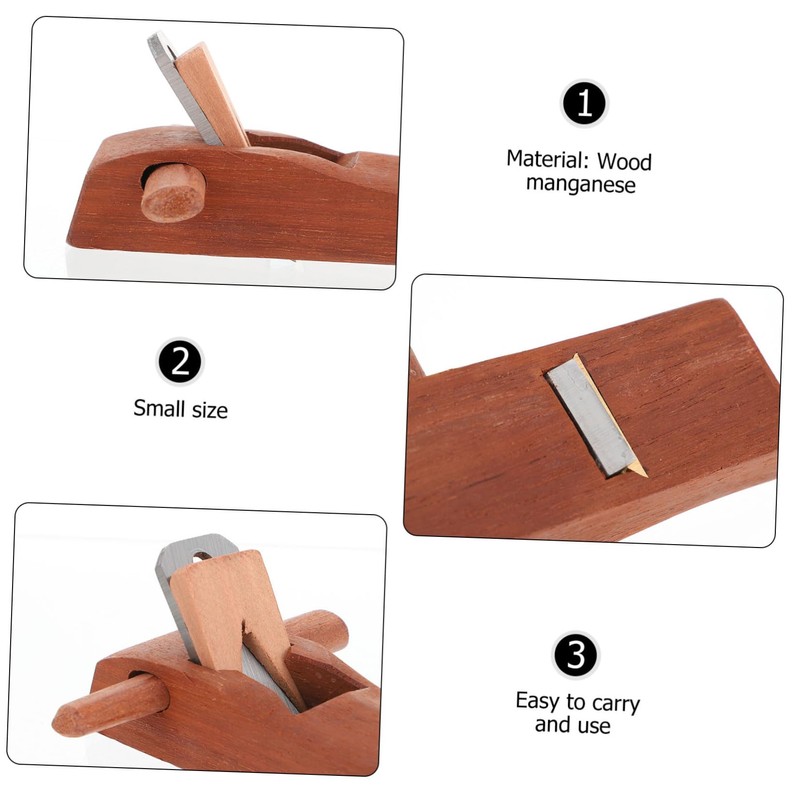 KONTONTY Planer Mini Trimming Plane for Woodworking Durable Hand Trimming