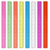 Ymapinc Pack of 8 30 cm Ruler, 8 Colours, Plastic