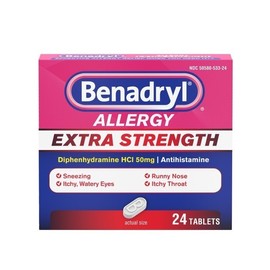Benadryl Allergy Extra Strength Tablets 24ct