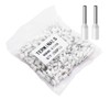 Fidioto 20AWG Wire Ferrules, 250pcs White AWG20 Insulated Ferrule Crimp