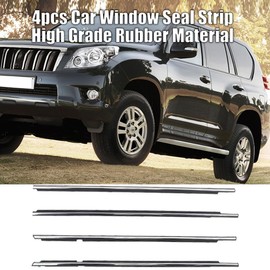 ciciglow Car Door Window Moulding Trim for Lexus GX470 2003-2009 Land Cruiser Prado 120 Series 2003-2009, 4pcs Car Window Seal Strip, Car Door Window Weatherstrip, ciciglow9gdtqzog17