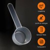 Pack of 5 Measuring Spoons, Dosing Spoons Transparent with Scale