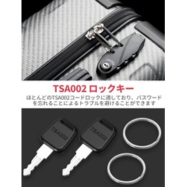 Mellbree TSA002 Key Master Key 2 Lock Key Travel Bag Key with Key Ring Luggage Suitcase Key Spare Key
