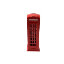 Olive-G British Antique Retro Phone Box Piggy Bank Europe (Red)