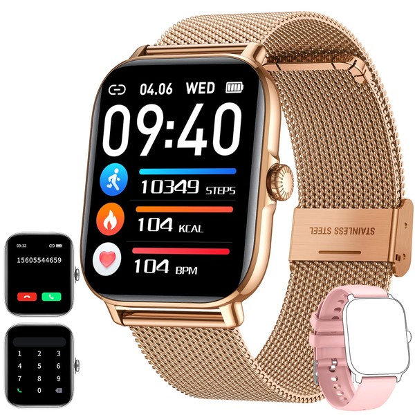 Smartwatch Fitness with Phone Function Pedometer Sleep Monitor: Smart Watch