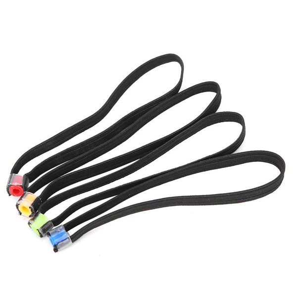 Dilwe 4PCS Fly Fishing Tippet Rings, Lastic Fabric Lightweight Fishing