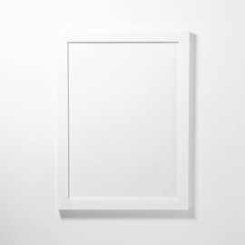 FRAME SHIROYAMA 275 Frame Airframe Resin Simple Interior Poster Photo Picture Frame (KG, White) Panel Frame