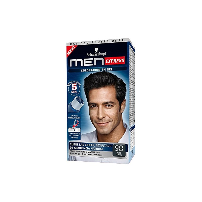 Men Express Tinte para Cabello 90 Est, 40 m, color