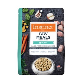 Instinct Freeze Dried Raw Meals Grain Free Puppy Food, Dog Food Dry, Freeze Dried Dog Food, Raw Dog Food, Puppy Chicken Recipe, 14 oz