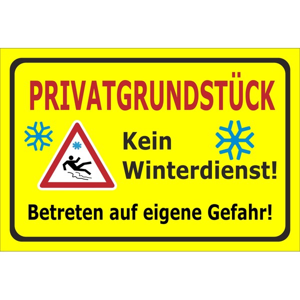 Melis-Folienwerkstatt Privat-Grundstück Sign - 30 x 20 cm - 3