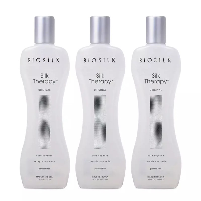 Biosilk Therapy 바이오 실크테라피 355ml 헤어에센스 3개 Biosilk Therapy 355ml