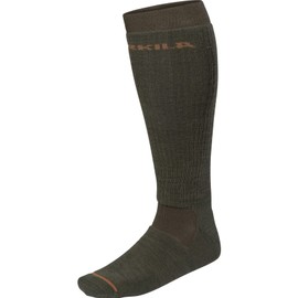 Härkila | Pro Hunter 2.0 long socks | Professional Hunting Clothes & Equipment | Scandinavian Quality Made to Last | Willow green/Shadow brown, S