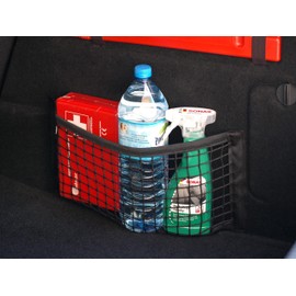 TrunkExpert, Universal Car Boot Mesh Bag with Velcro 20cm x 40cm Organizer Bag Car Mesh Bag with Strong Velcro Strips for Car, Trunk, Luggage Net, 1 Piece