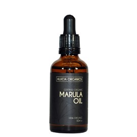 Alucia Organics Certified Organic Marula Oil (Marula Oil) 50 ml - Pure, Natural, Cold Pressed, Vegan, for Skin, Face, Body, Hair, Massage