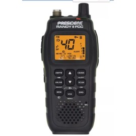PRESIDENT RANDY II Handheld CB Radio now with FM FCC Approved Handheld FM NEW