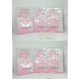 Numbers In No. 2 Rose PDRN Collagen Plumping Mask Pack 3 sheets 1+ / 넘버즈인 2번 로즈 피지알엔PDRN 콜라겐 플럼핑 마스크팩 3장 1+