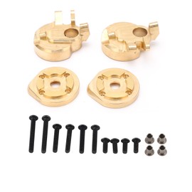Brass Portal Steering Knuckle Housing Caps and Cover for Axial SCX10 III AXI03007 1/10 RC Cars