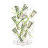 Stunning Clear Plastic Money Tree Centerpiece - 12" (1 Count)