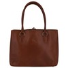 GERMANUS Lilly Leather Handbag Shopper Shoulder Bag Business Bag Shopping