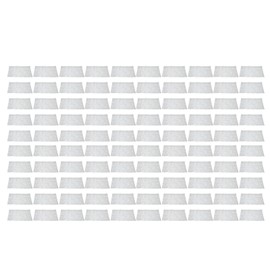 100pcs Cosmetic Bag Waterproof Dustproof 6 Compartments Transparent Travel Organizer for Makeup Accessories