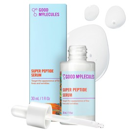 Good Molecules Super Peptide Serum 30ml1oz - Anti-aging Facial Serum with Peptides and Copper Tripeptides to Brighten, Plump, Firm, Minimize Fine...  