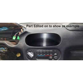 Honda 93-97 honda del sol center vent dashboard blanking plate block off 3d printed