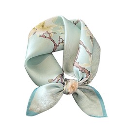 KOOYOL Women's Silk Neckerchief, Silk Scarf, Women's Scarf, Silk Scarf, Neckerchiefs, E#