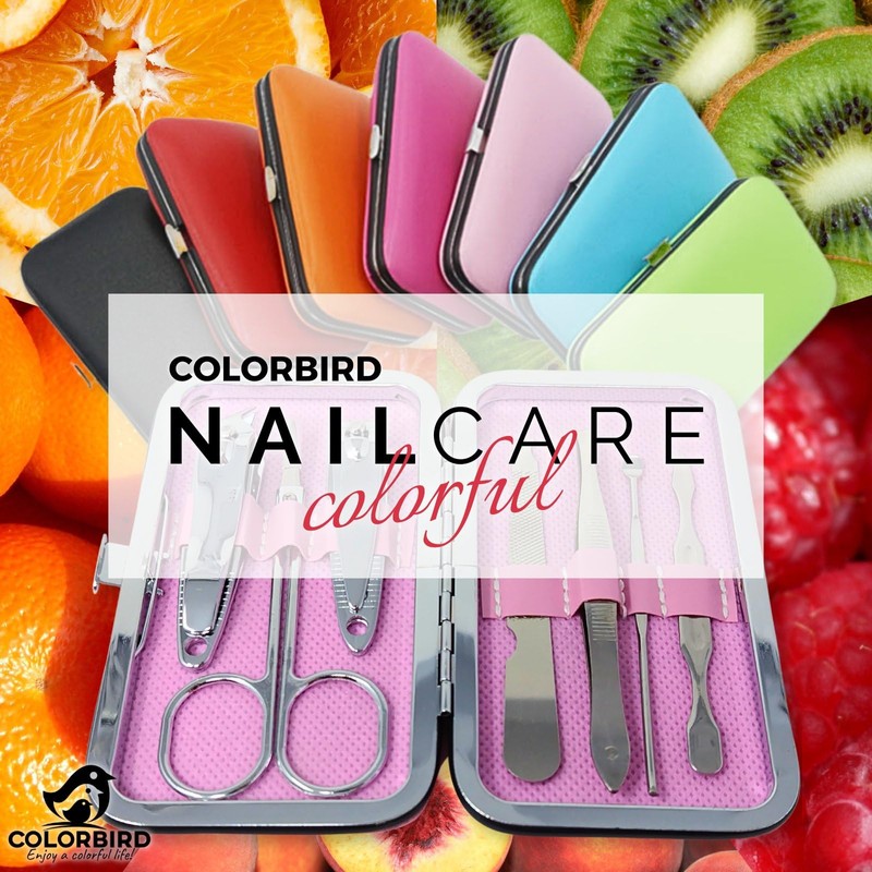 COLORBIRD Nail Care Set, Nail Clippers, Nail Care, Nail File,