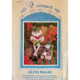 All Cooped Up Designs 2 Elves Sewing Pattern - "Elfin Magic" - Collectible - Vintage