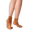 LORES 2 Pairs Ladies Semi Sheer Low Cut Invisible Ankle