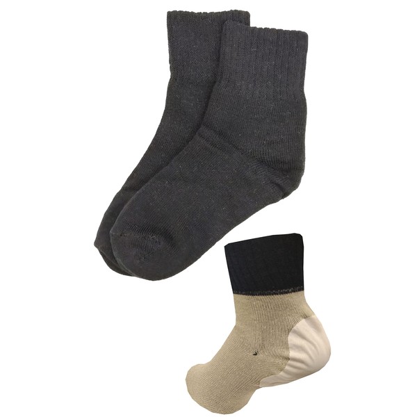 3 Pair Set Heel Smooth Socks Double Braided Cracked Heel Care Women's Socks