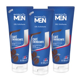 Pacifica Men Gel Exfoliante Facial Café 300 Mililitros (3 Geles Con 100 Ml Cada Uno)