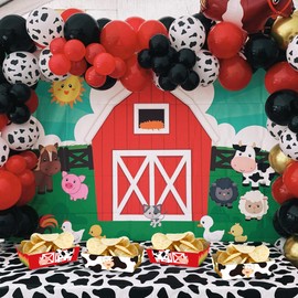 24 Pcs Farm Animal Snack Bowl Party Supplies，Farm Food Trays for Farm Birthday Party barn bash Party Decorations