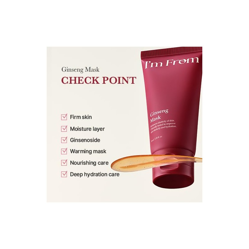 I'm from I?m from Ginseng Mask, Korean Wash-off Mask with