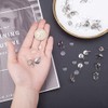 UNICRAFTALE 30 Sets 10 mm Flat Round Tray Earrings Making