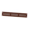 300mm x 50mm Brown Metal Air Vent Grille