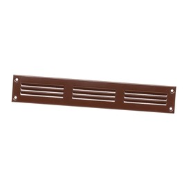 300mm x 50mm Brown Metal Air Vent Grille