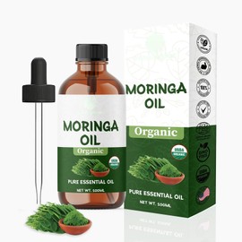 Moringa Oil 100ml - Pure, Pure Cold-Pressed Moisturizer for Skin & Hair - Anti-Aging, Hydrating, Food Grade, Vegan, Non-GMO, Ideal for Daily Use & Wellness