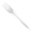 [1000 Pack] Plastic Forks Lightweight - White