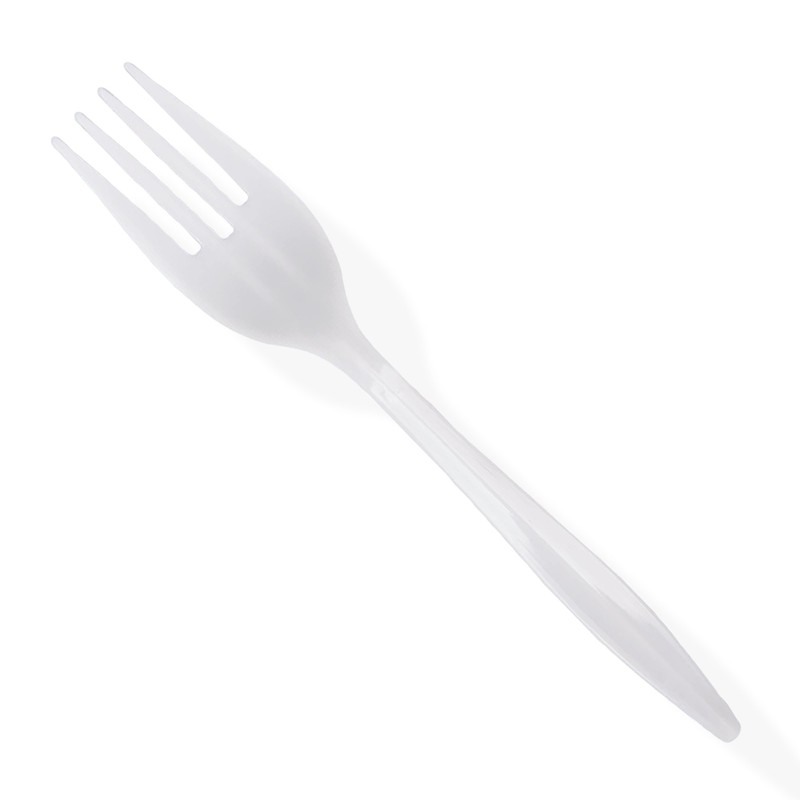 [1000 Pack] Plastic Forks Lightweight - White