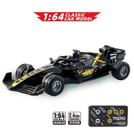 Hotfree 1/64 Mini RC F1 Racing Car, Pocket Size 2.4GHz Portable Drift Car with Remote & App Control, USB Rechargeable Formula Racing Toy, Stress Relief Desktop Entertainment, Birthday & Christmas Gift:_23406