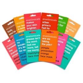 Anatomicals Face Masks Mega Pack - Rejuvenating, Hydrating, Skin Boost, Refined Pores, Reduces Inflammation & Puffiness Face Masks - Pack of 12